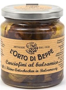 Artischocken klein mit Aceto Balsamico L'Orto Beppe 280 gr
